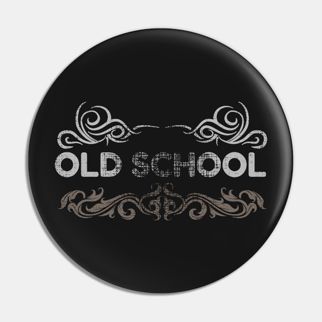 Old School Vintage Design Pin by amenwolf