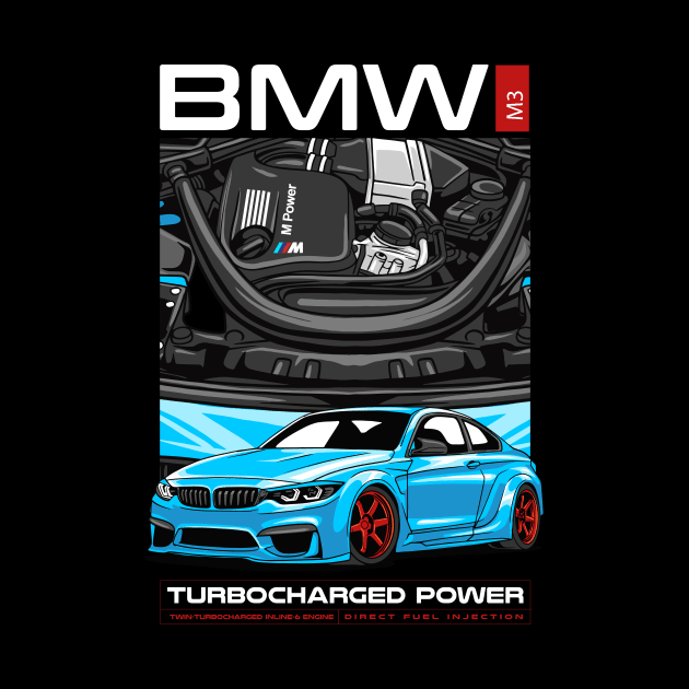 BMW M3 Turbocharged Power by Harrisaputra