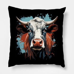 Patriotic Cow Pillow