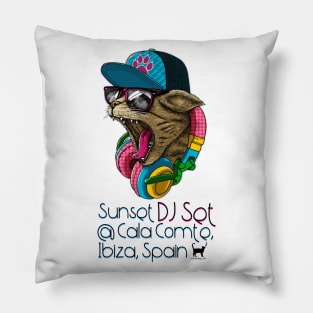 Sunset DJ set @Cala Comte, Ibiza Spain - Catsondrugs.com - Techno Party Ibiza Rave Dance Underground Festival Spring Break  Berlin Good Vibes Trance Dance technofashion technomusic housemusic Pillow