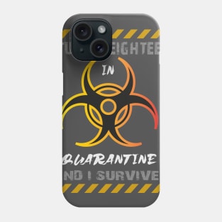 Tee For Teens 18th In Quarantine Eco Friendly Gift Tee Unique Design Phone Case