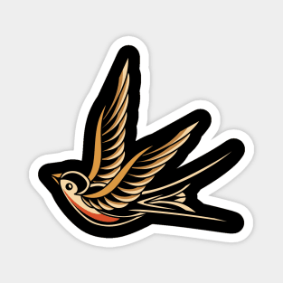 Swallow Traditional Tattoo Magnet