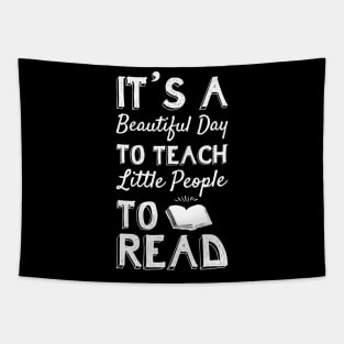 Kindergarten Reading Teacher Book Reader Quote Tapestry