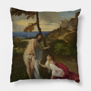 Noli me Tangere by Titian Pillow