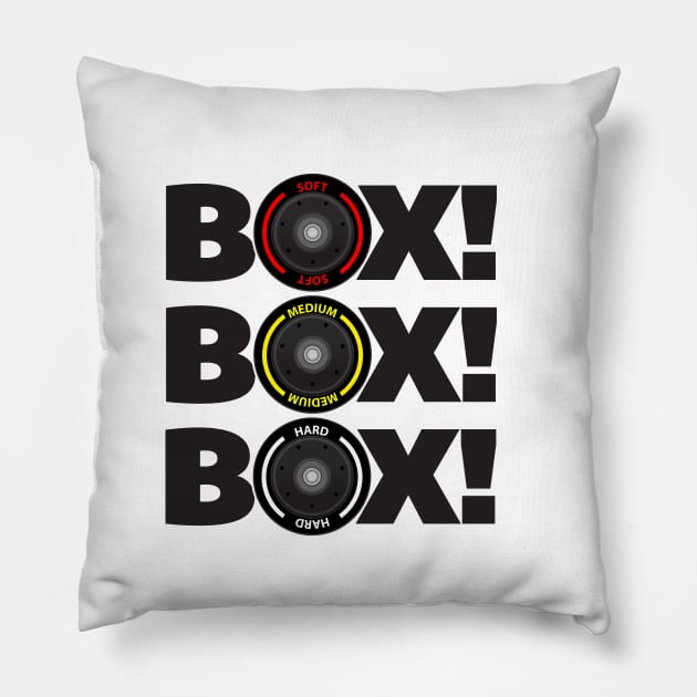 F1 Pitstop Design Pillow by Hotshots