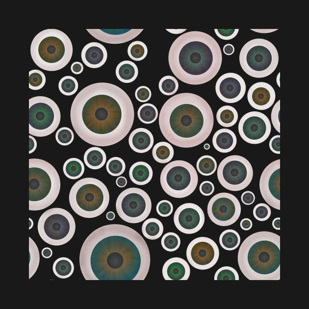 Repeating Eyeball Pattern by Trouserhouse