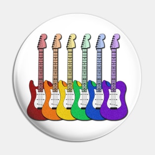 Rainbow Guitars Pin