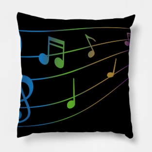 Musical notes Pillow