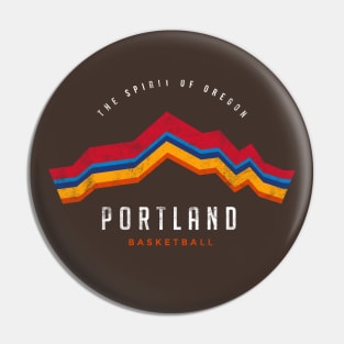 Portland Trail Blazers Oregon Earned edition uniform basketball fan gift Pin