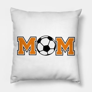 Soccer Mom Orange Pillow