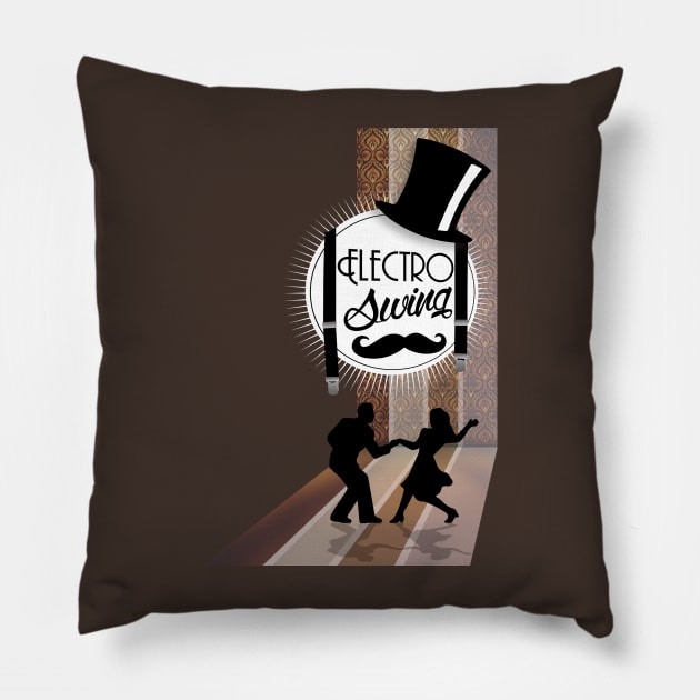 Electro Swing ! Pillow by Graph'Contact