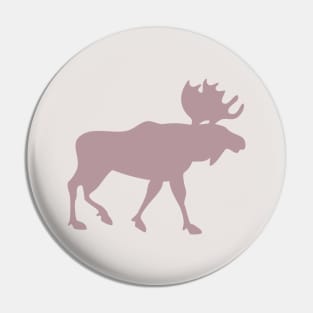 Moose (Rustic) Pin