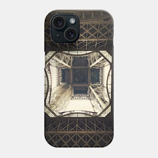 underneath the Eiffel Tower Phone Case