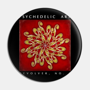 Psychedelic art mandala pattern Pin