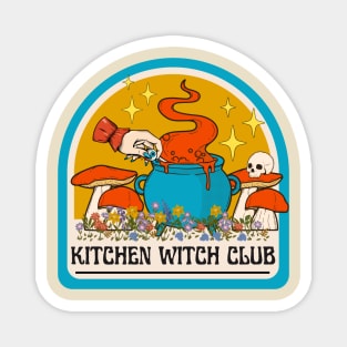Kitchen Witch Cooking Club Magnet