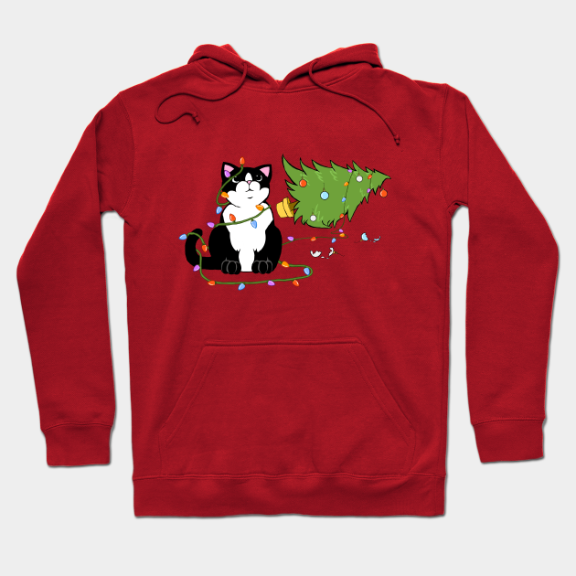 christmas tuxedo hoodie