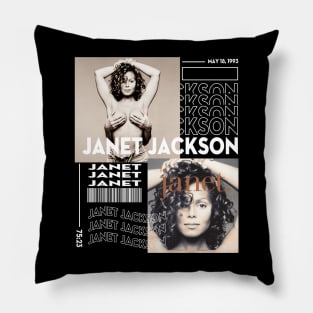 Janet Jackson Vintage Tour Concert Pillow