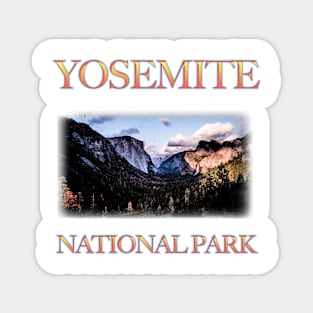 Yosemite national park design Magnet