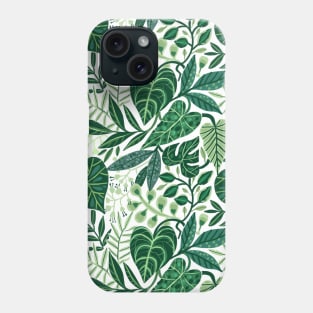 Tropical leaves Phone Case