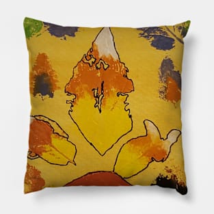 Fall Leaf Print Pattern Pillow