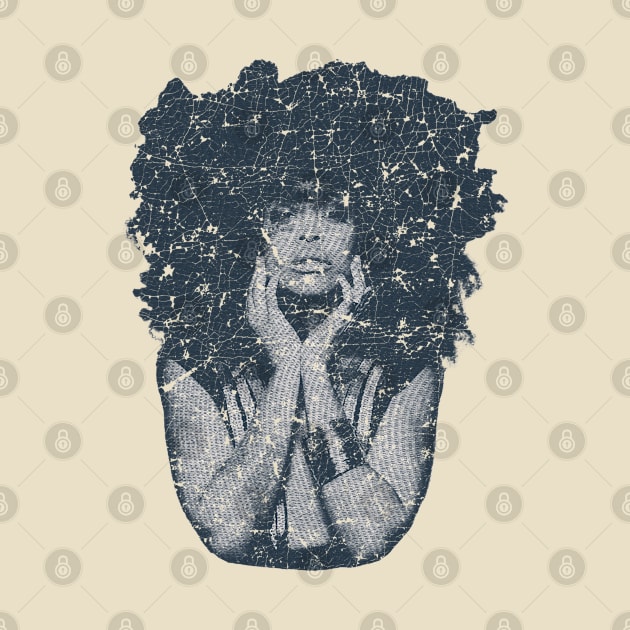 Erykah Badu - VINTAGE SKETCH DESIGN by Wild Camper Expedition