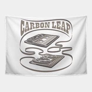 Carbon Leaf Exposed Cassette Tapestry