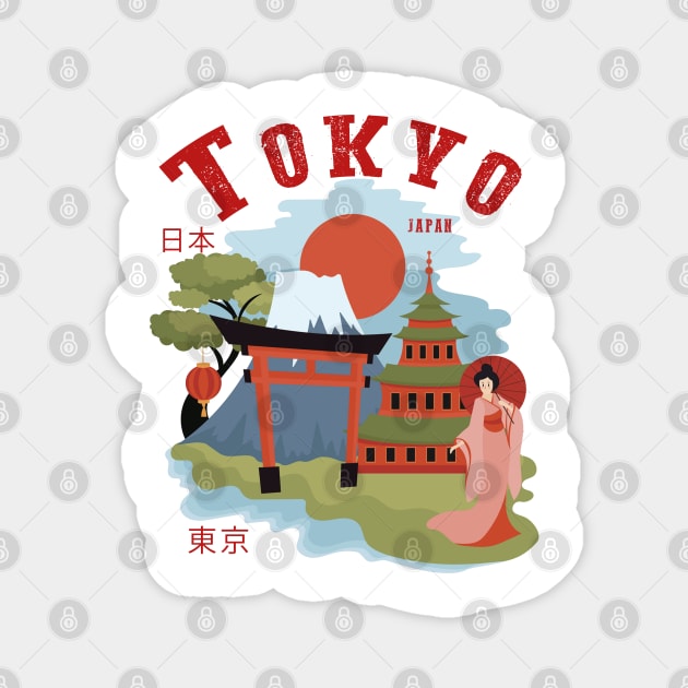 Tokyo Japan Magnet by TokyoLuv1