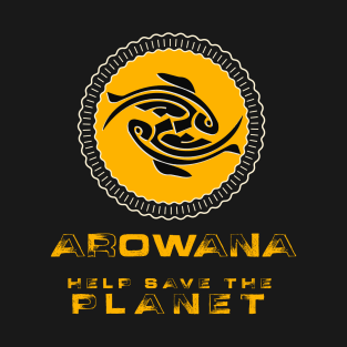 Arowana Asian Dragon Fish / Help Save the Planet T-Shirt