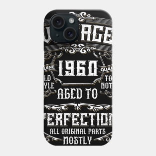 60 Years Old Born in 1960 Vintage 60th Birthday T-Shirt Phone Case