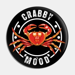 Crabby Mood Pin