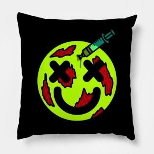 Infected Smiley Pillow