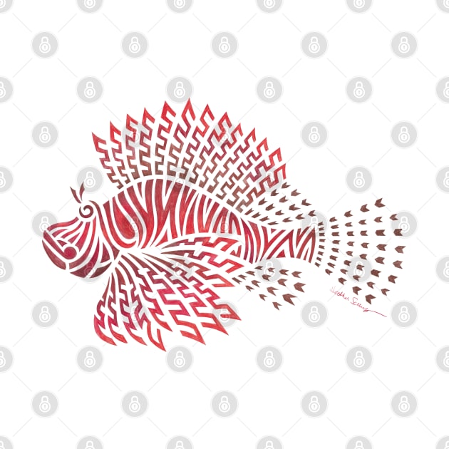 Tribal Lionfish by artsytoocreations