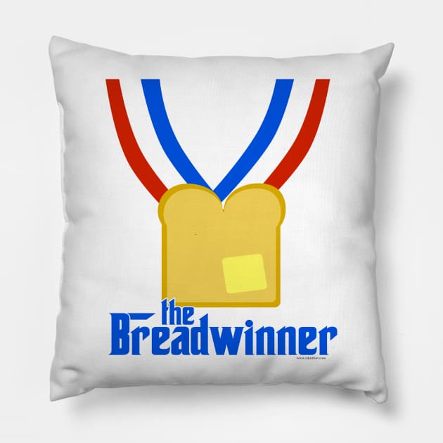The Breadwinner Pillow by Tshirtfort