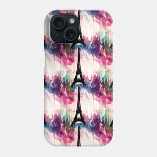 Eiffel Tower Vintage Abstract Pattern Phone Case
