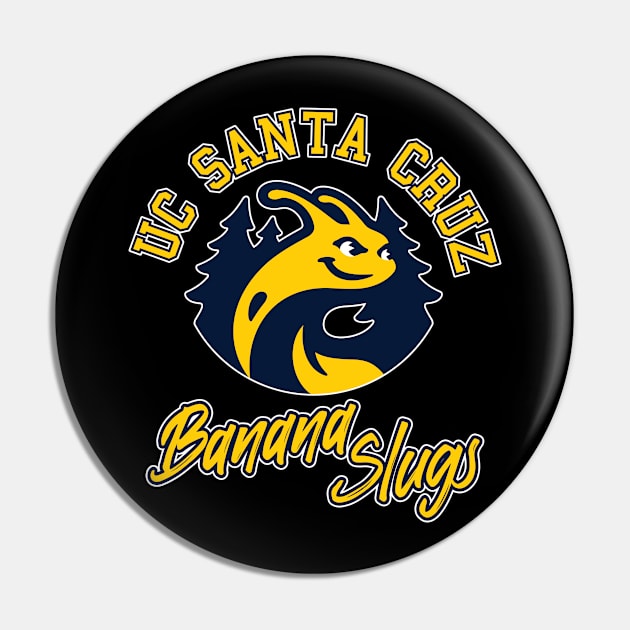 UC Santa Cruz Banana Slugs Pin by mediokerstudio_