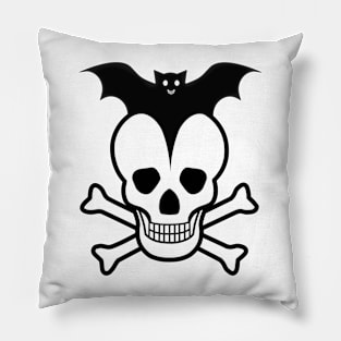 Skull Bat Pillow