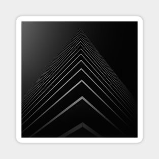 Pyramid Abstract Magnet