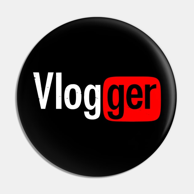Logo Parody Gift For Content Creators Vloggers Pin by BoggsNicolas