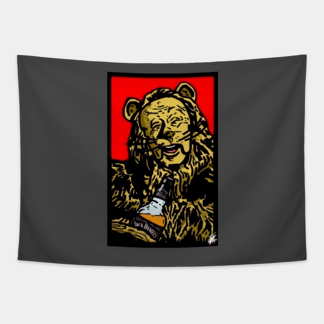 Liquid courage Tapestry by Undeadredneck