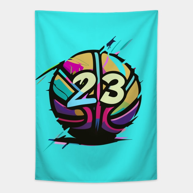 23 ball - v2 Tapestry by MplusC