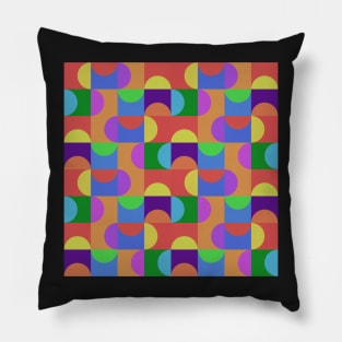 retro neo geo pattern Pillow