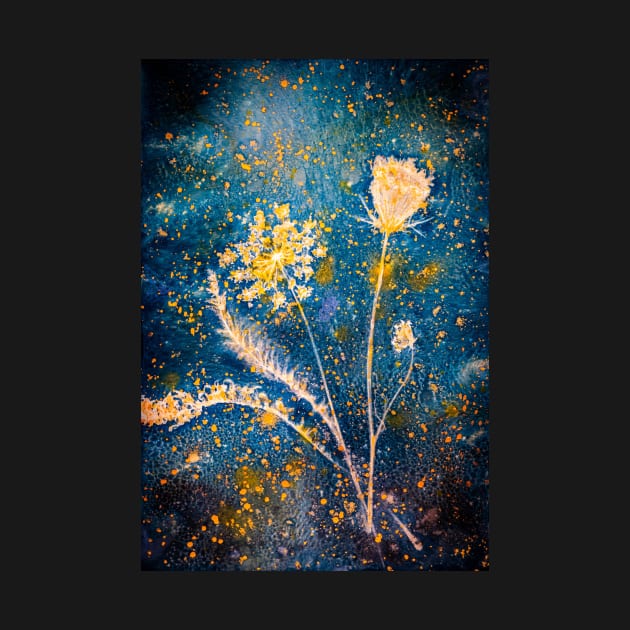 Botanical cyanotype 6 by redwitchart