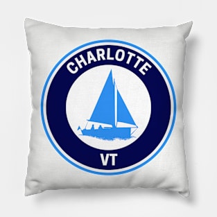 Vintage Charlotte Vermont Pillow