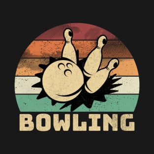 Bowling Retro Vintage Style T-Shirt