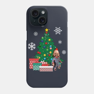 Chucky Around The Christmas Tree Phone Case