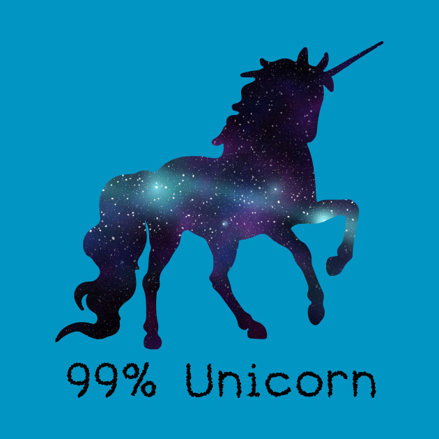 99 Unicorn  Fantasy Magical Galaxy  Unicorn  T Shirt 