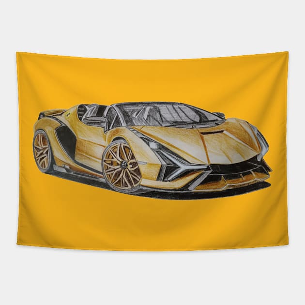 Car Tapestry by An.D.L.