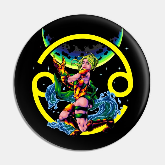 The Great Cancer Zodiac (girl) Pin by casikancil