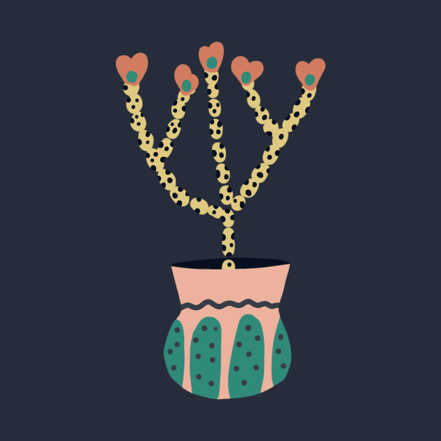 Spotted plant in a pot by Pacesyte