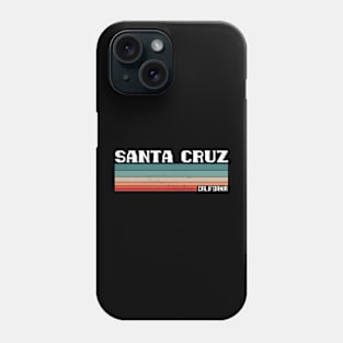 Santa Cruz California Vintage Retro Design Phone Case